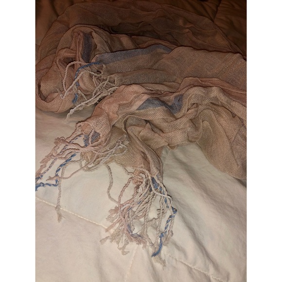 Sheer Beige Scarf - Picture 5 of 6